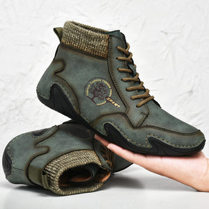 draussenfeet handgemachte lederschuhe stiefel 31155 grun