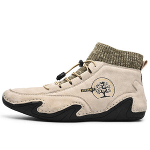 draussenfeet handgemachte lederschuhe stiefel 31156 beige