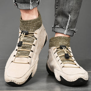 draussenfeet handgemachte lederschuhe stiefel 31156 beige
