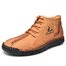 Lade das Bild in den Galerie-Viewer, draussenfeet handgemachte lederschuhe stiefel 31171 braun
