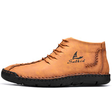 Lade das Bild in den Galerie-Viewer, draussenfeet handgemachte lederschuhe stiefel 31171 braun
