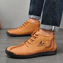 Lade das Bild in den Galerie-Viewer, draussenfeet handgemachte lederschuhe stiefel 31171 braun
