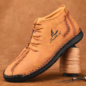 draussenfeet handgemachte lederschuhe stiefel 31171 braun