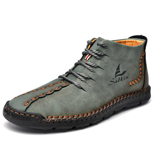 draussenfeet handgemachte lederschuhe stiefel 31171 grun