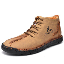 Lade das Bild in den Galerie-Viewer, draussenfeet handgemachte lederschuhe stiefel 31171 khaki
