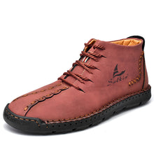 Lade das Bild in den Galerie-Viewer, draussenfeet handgemachte lederschuhe stiefel 31171 rot
