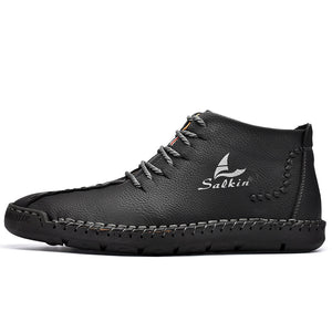 draussenfeet handgemachte lederschuhe stiefel 31171 schwarz