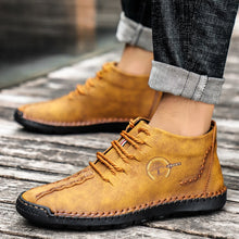 Lade das Bild in den Galerie-Viewer, draussenfeet handgemachte lederschuhe stiefel 31174 braun
