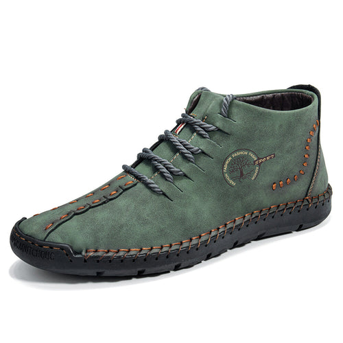 draussenfeet handgemachte lederschuhe stiefel 31174 grun