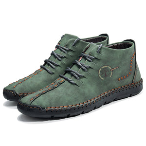 draussenfeet handgemachte lederschuhe stiefel 31174 grun
