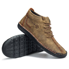 Lade das Bild in den Galerie-Viewer, draussenfeet handgemachte lederschuhe stiefel 31174 khaki
