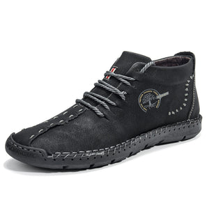 draussenfeet handgemachte lederschuhe stiefel 31174 schwarz