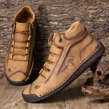 Lade das Bild in den Galerie-Viewer, draussenfeet handgemachte lederschuhe stiefel 31175 braun
