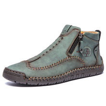 Lade das Bild in den Galerie-Viewer, draussenfeet handgemachte lederschuhe stiefel 31185 grun
