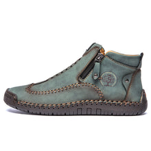 Lade das Bild in den Galerie-Viewer, draussenfeet handgemachte lederschuhe stiefel 31185 grun
