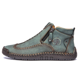 draussenfeet handgemachte lederschuhe stiefel 31185 grun