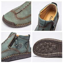 Lade das Bild in den Galerie-Viewer, draussenfeet handgemachte lederschuhe stiefel 31185 grun
