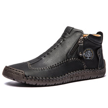Lade das Bild in den Galerie-Viewer, draussenfeet handgemachte lederschuhe stiefel 31185 schwarz
