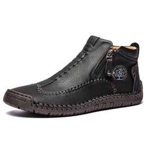draussenfeet handgemachte lederschuhe stiefel 31185 schwarz