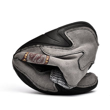 Lade das Bild in den Galerie-Viewer, draussenfeet handgemachte lederschuhe stiefel 31192 grau
