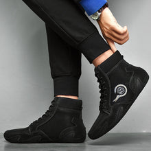 Lade das Bild in den Galerie-Viewer, draussenfeet handgemachte lederschuhe stiefel 31192 schwarz
