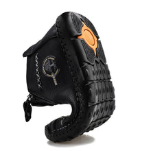 Lade das Bild in den Galerie-Viewer, draussenfeet handgemachte lederschuhe stiefel 31232 schwarz
