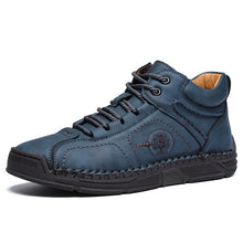 Lade das Bild in den Galerie-Viewer, draussenfeet handgemachte lederschuhe stiefel 31242 blau
