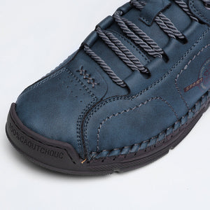 draussenfeet handgemachte lederschuhe stiefel 31242 blau