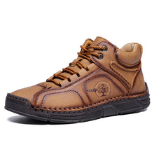 Lade das Bild in den Galerie-Viewer, draussenfeet handgemachte lederschuhe stiefel 31242 braun

