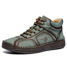 Lade das Bild in den Galerie-Viewer, draussenfeet handgemachte lederschuhe stiefel 31242 grun
