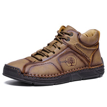 Lade das Bild in den Galerie-Viewer, draussenfeet handgemachte lederschuhe stiefel 31242 khaki
