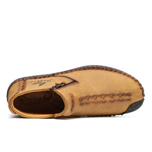 Lade das Bild in den Galerie-Viewer, draussenfeet handgemachte lederschuhe stiefel 31319 gelb
