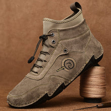 Lade das Bild in den Galerie-Viewer, draussenfeet handgemachte lederschuhe stiefel 31368 hellbraun
