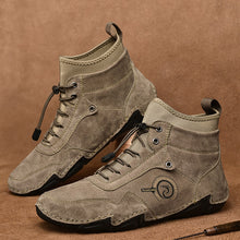 Lade das Bild in den Galerie-Viewer, draussenfeet handgemachte lederschuhe stiefel 31368 hellbraun

