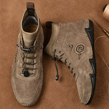 Lade das Bild in den Galerie-Viewer, draussenfeet handgemachte lederschuhe stiefel 31368 hellbraun
