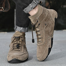 Lade das Bild in den Galerie-Viewer, draussenfeet handgemachte lederschuhe stiefel 31368 hellbraun

