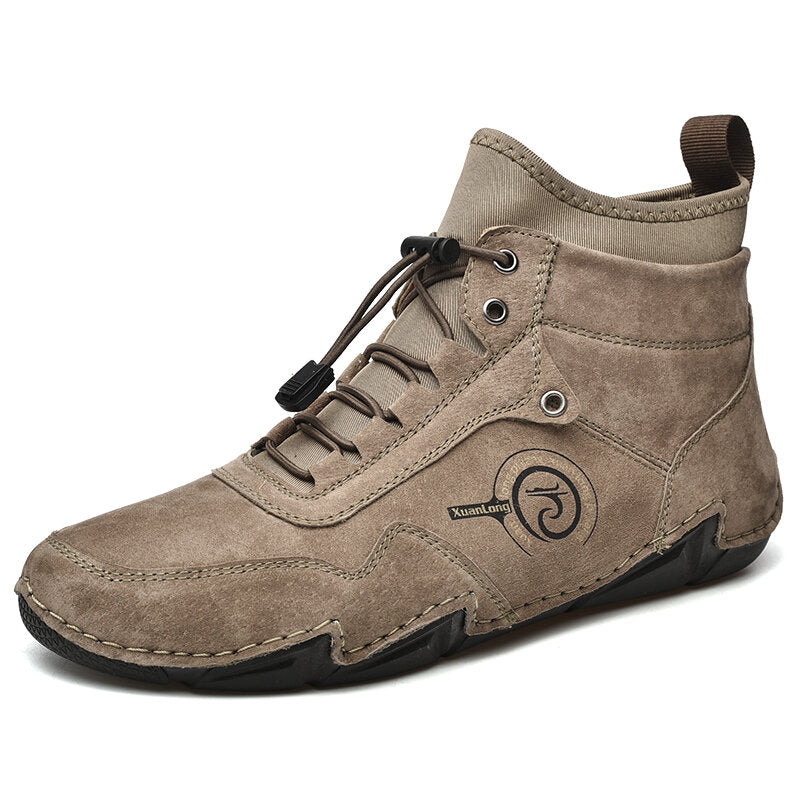 draussenfeet handgemachte lederschuhe stiefel 31368 hellbraun