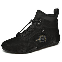 Lade das Bild in den Galerie-Viewer, draussenfeet handgemachte lederschuhe stiefel 31368 schwarz
