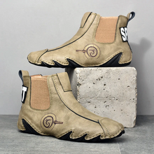 Lade das Bild in den Galerie-Viewer, draussenfeet handgemachte lederschuhe stiefel 31369 braun
