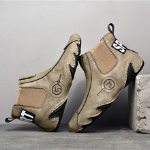 Lade das Bild in den Galerie-Viewer, draussenfeet handgemachte lederschuhe stiefel 31369 braun
