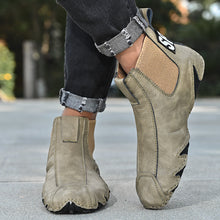 Lade das Bild in den Galerie-Viewer, draussenfeet handgemachte lederschuhe stiefel 31369 braun
