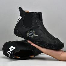 Lade das Bild in den Galerie-Viewer, draussenfeet handgemachte lederschuhe stiefel 31369 schwarz
