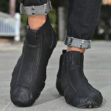 Lade das Bild in den Galerie-Viewer, draussenfeet handgemachte lederschuhe stiefel 31369 schwarz
