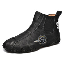 Lade das Bild in den Galerie-Viewer, draussenfeet handgemachte lederschuhe stiefel 31369 schwarz
