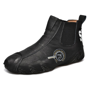 draussenfeet handgemachte lederschuhe stiefel 31369 schwarz