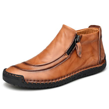 Lade das Bild in den Galerie-Viewer, draussenfeet handgemachte lederschuhe stiefel 31387 gelbbraun
