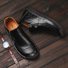 Lade das Bild in den Galerie-Viewer, draussenfeet handgemachte lederschuhe stiefel 31387 schwarz
