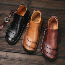 Lade das Bild in den Galerie-Viewer, draussenfeet handgemachte lederschuhe stiefel 31387 schwarz
