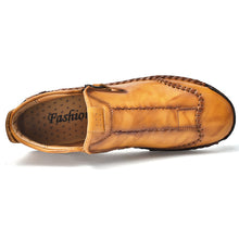 Lade das Bild in den Galerie-Viewer, draussenfeet handgemachte lederschuhe stiefel 31389 gelbbraun
