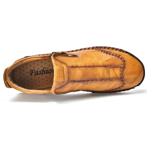 draussenfeet handgemachte lederschuhe stiefel 31389 gelbbraun